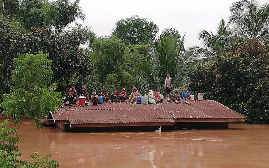 Στην Καμπότζη έφθασαν τα λασπόνερα από την κατάρρευση του φράγματος στο Λάος