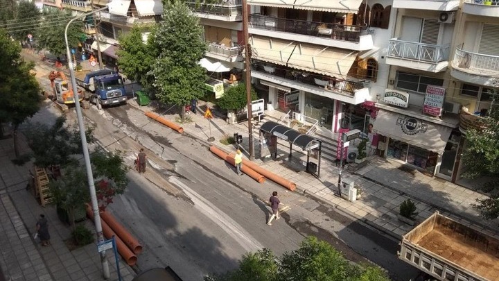 Προβλήματα υδροδότησης σε περιοχή της δυτικής Θεσσαλονίκης λόγω εργασιών