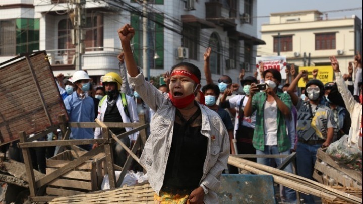 Μιανμάρ: Πυρά κατά διαδηλωτών, τρεις σοβαρά τραυματίες