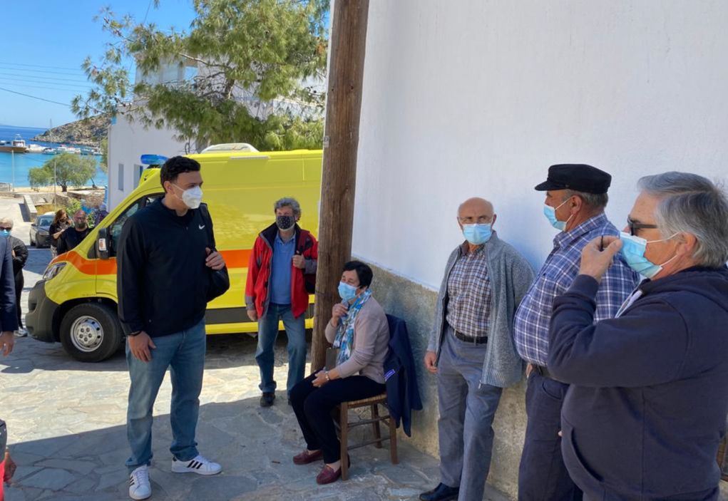 Κικίλιας από Κυκλάδες: "Τα νησιά μας προτεραιότητα της επιχείρησης Ελευθερία- Να εμβολιάσουμε κάθε γωνιά της Ελλάδας"