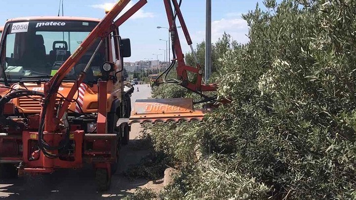 Κυκλοφοριακές ρυθμίσεις στην Εθνική Οδό Θεσσαλονίκης - Νέων Μουδανιών για εργασίες κοπής πρασίνου