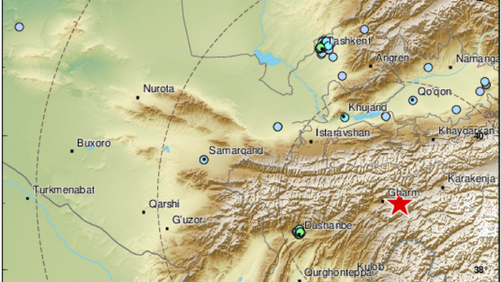 Πέντε νεκροί από σεισμό 5,9 ρίχτερ στο Τατζικιστάν