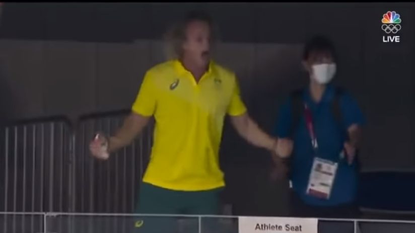 Ολυμπιακοί Αγώνες: Ο έξαλος πανηγυρισμός του Αυστραλού προπονητή που έγινε viral (video)