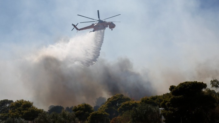 Meteo: Τo 1/3 των δασών της Εύβοιας έχουν καεί από την πυρκαγιά