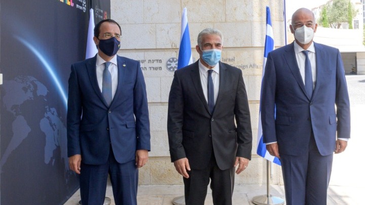 Tριμερής Ελλάδας - Κύπρου - Ισραήλ στα Ιεροσόλυμα
