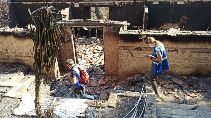 Υπ. Υποδομών: Έλεγχοι κτηρίων στις πληγείσες από τις πυρκαγιές περιοχές
