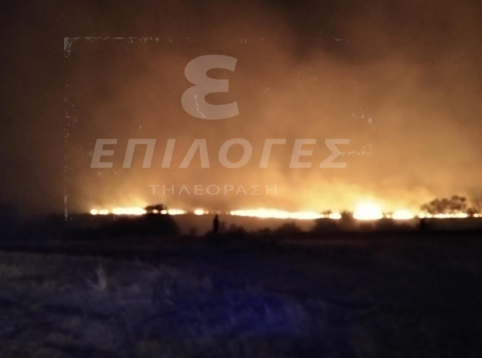 Σέρρες: Ολονύκτια μάχη με τις φλόγες στην Αλιστράτη